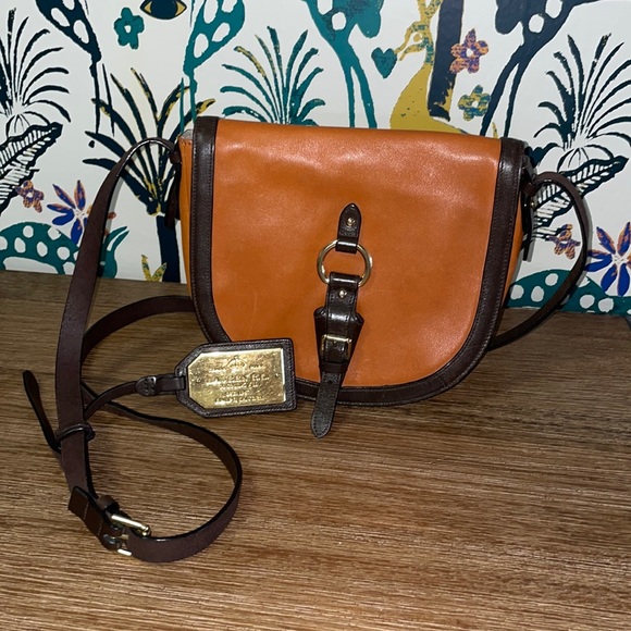 Vintage Lauren Ralph Lauren Leather 1967 Crossbody Bag - Picture 2 of 15